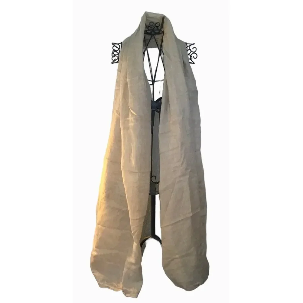 Restoration Hardware 100%  Gossamar Cashmere Scarf